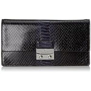 Kate Spade Navy Blue Chloe Finn Chelsea Square Luxe Clutch